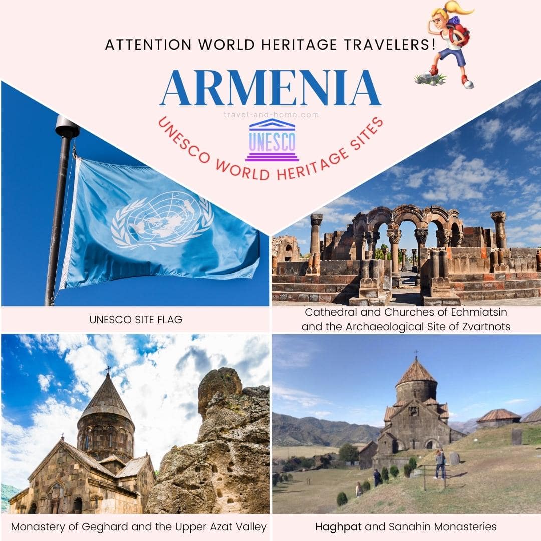 World Heritage travelers, Complete list of UNESCO World Heritage Sites in Armenia as at , travel and home min