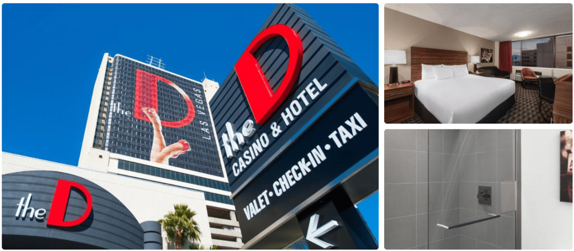 The D Las Vegas, downtown hotel in Fremont Street