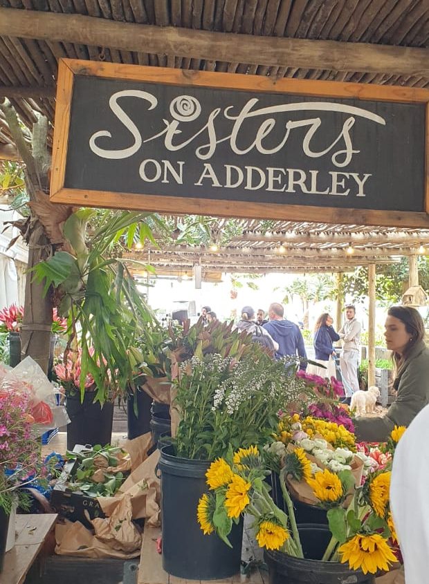 pretty flower markets in South Africa Cape Town