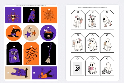 Halloween Printable Preview Travel and Home, Halloween gift tags printable