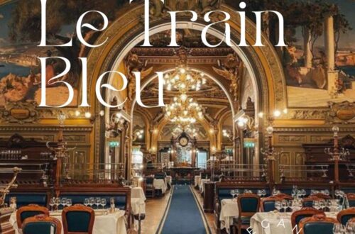 Le Train Bleu Spectacular restaurant at a train station in Paris France