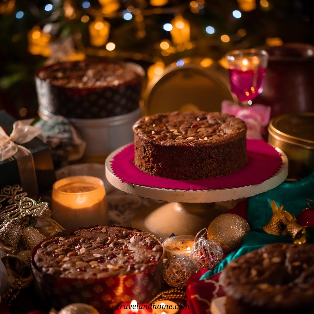 Classic Christmas cake recipe from Travel and Home () min