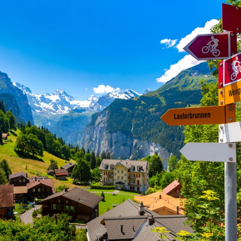 Stay in Wengen as an alternative to Lauterbrunnen which can be expensive