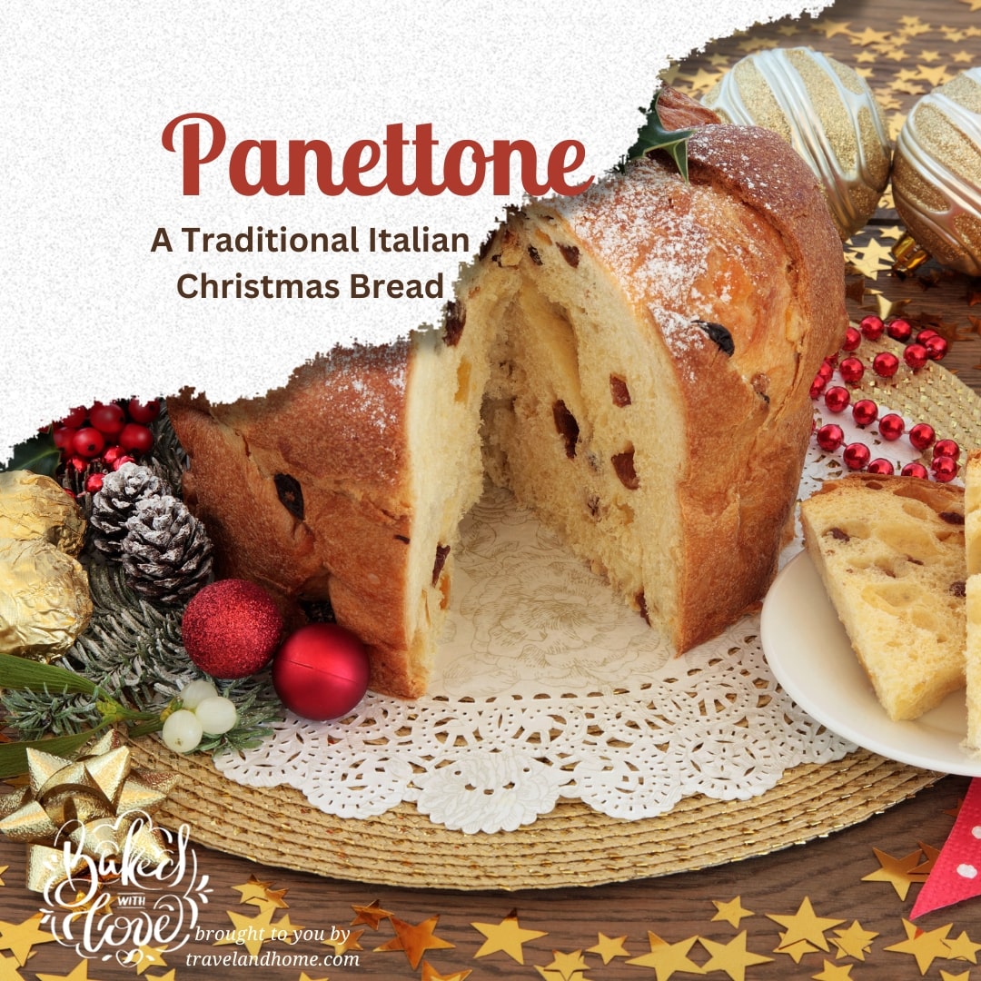 easy panettone recipe, traditional Italian Christmas bread, travel and home min