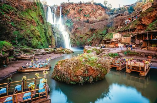 From Marrakesh, Ouzoud Waterfall Guided Tour and Boat Tour, must see in Marrakech, Morocco