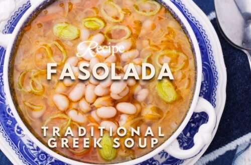 traditional Fasolada recipe that's reminiscent of a Greek grandma min