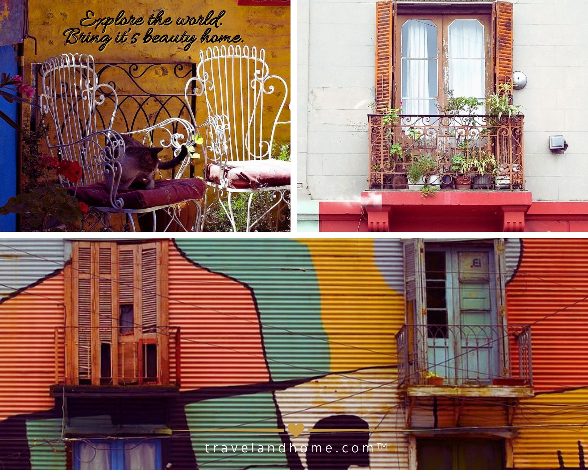 Caminito Street, bring travel home, decor inspiration
