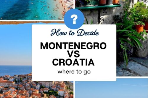 Croatia vs Montenegro which is nicer