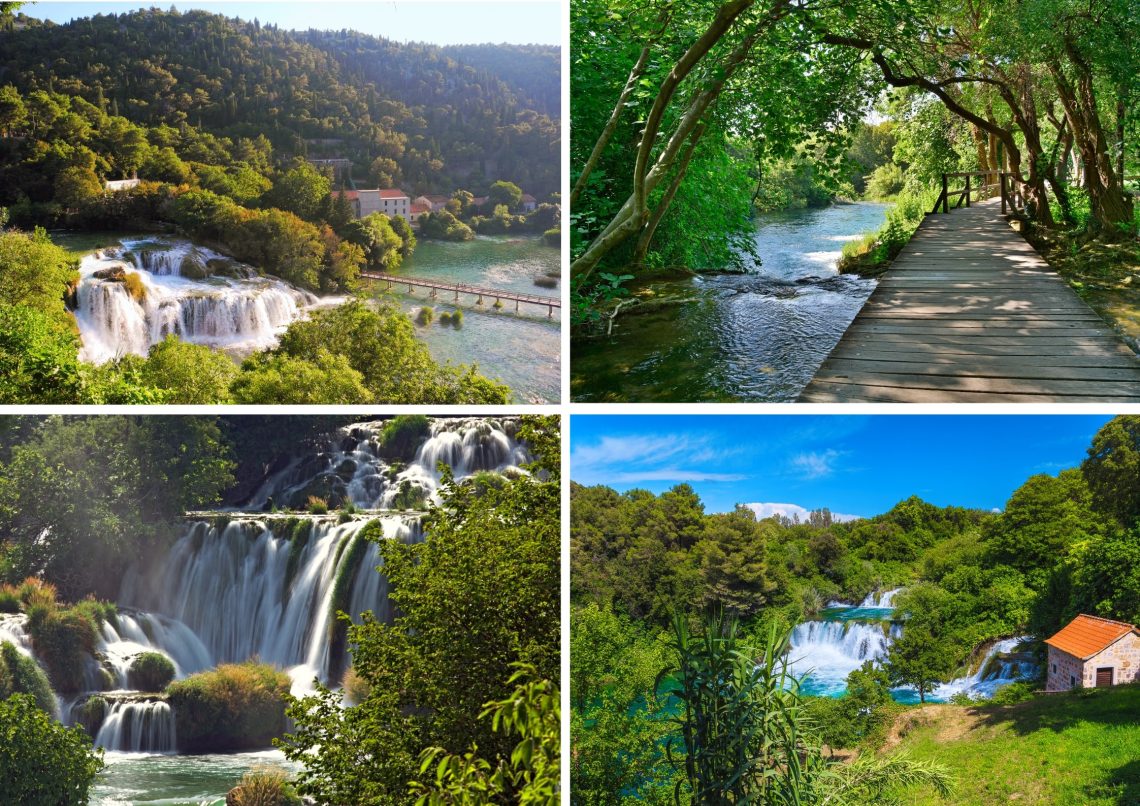 Skradinski Buk, waterfalls, skradin, Krka National Park, affordable holidays in Europe, Croatia min