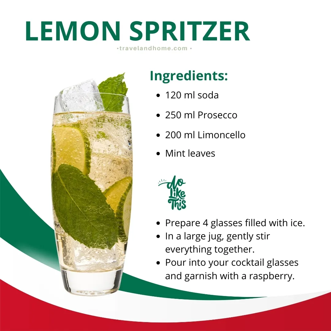 Italian Lemon Spritzer Recipe with Limoncello, Italian CuisineHow To Make A Lemon Spritzer