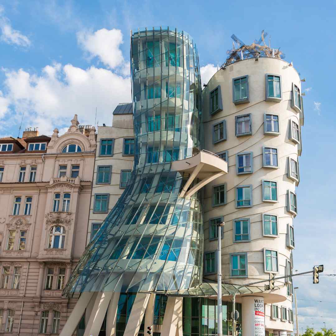 The dancing house in Prague