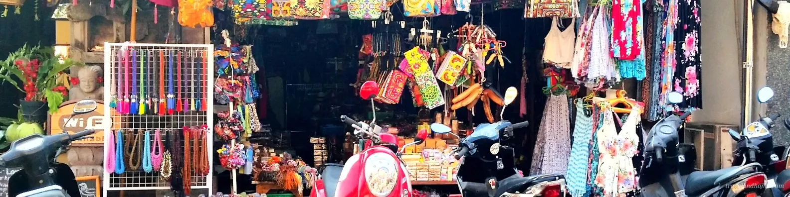 Souvenir shop in UBUD, Bali, Indonesia
