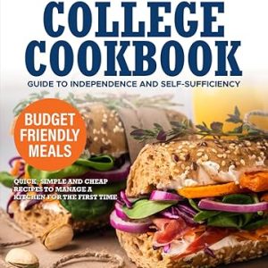 Easy Cookbook for university college students, gift ideas, #travelandhome