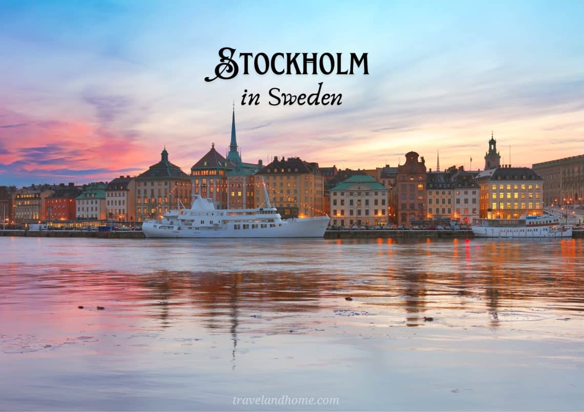 Skyline of Stockholm, Sweden, most beautiful places in the world, #travelandhome