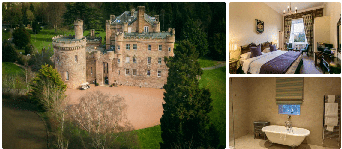 Dalhousie Castle, stay in castle hotels