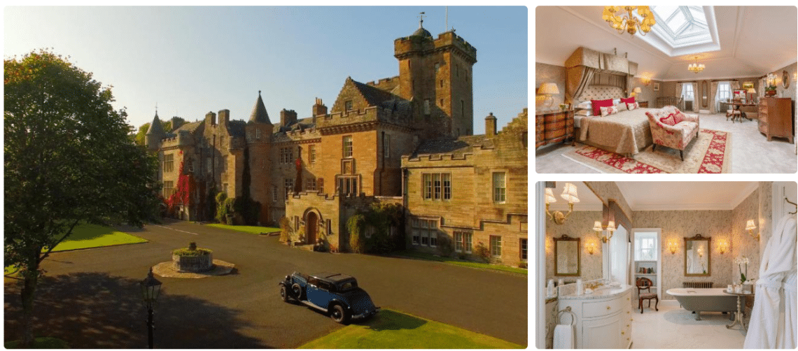 Glenapp Castle, stay in castle hotels in Ayrshire, Scotland, best hotels in Ayrshire