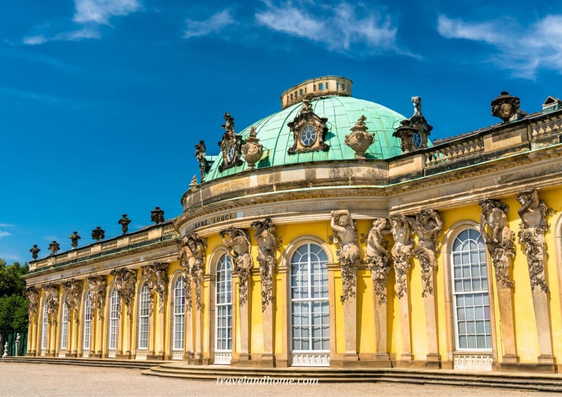 Sanssouci Palace, the summer home of Frederick the Great, Potsdam