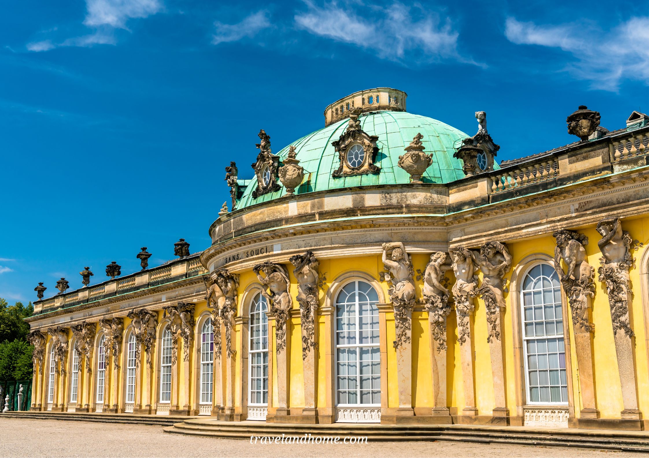 Sanssouci Palace, the summer home of Frederick the Great, Potsdam