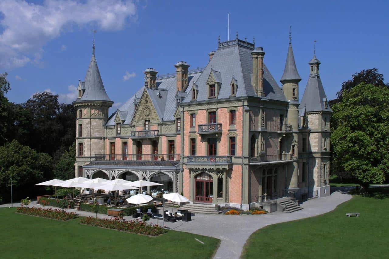 Schloss Schadau Swiss Historic Hotel where to stay Thun Switzerland