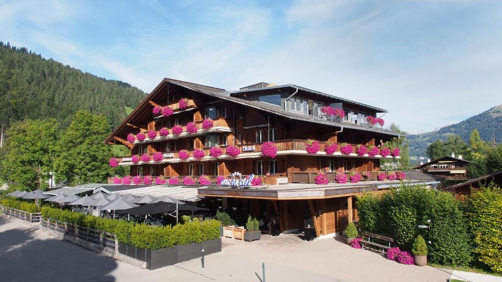 A beautiful summer destination hotel in Gstaad - winter near ski slopes