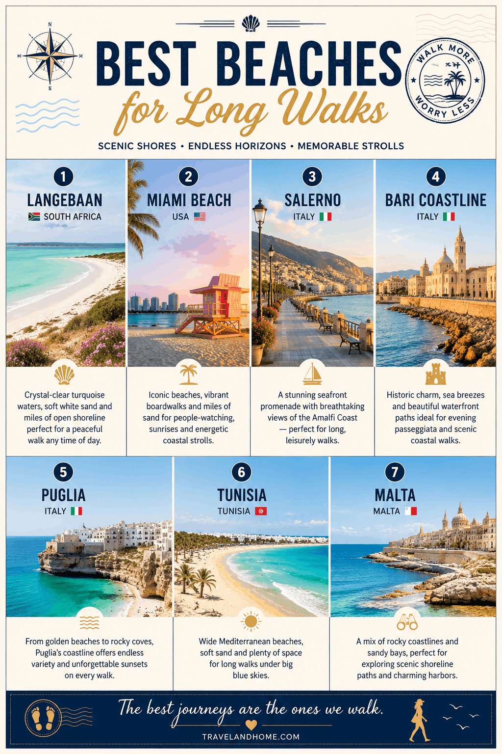 Best beaches in the world for a walk on the beach