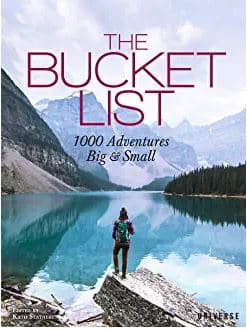 Bucket list 1000 adventures, travel books, gifts for frequent travelers