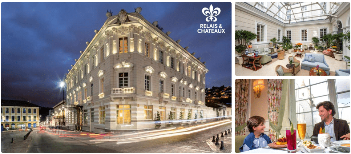 Casa Gangotena, best hotel for sightseeing in the historic centre of Quito