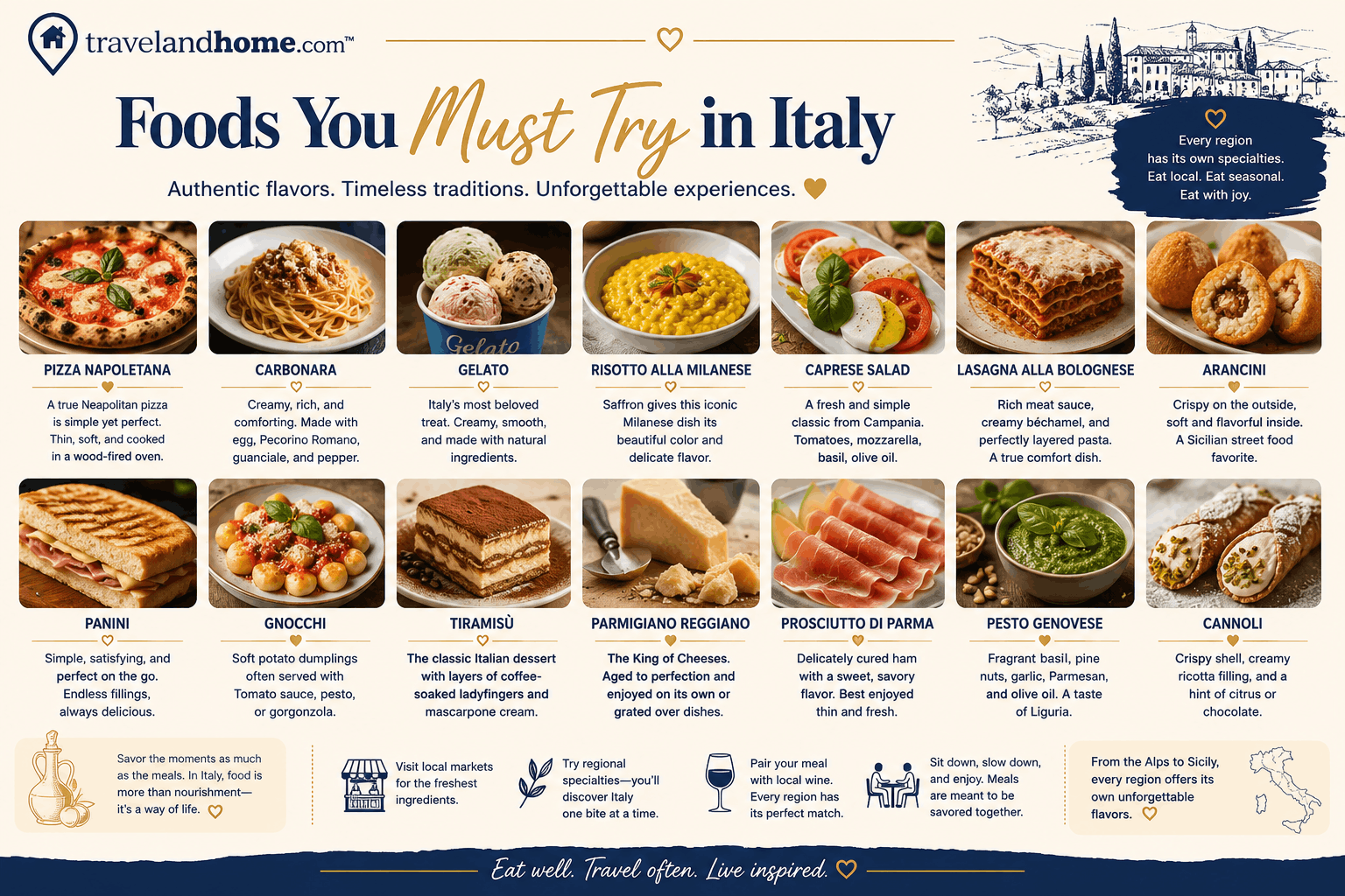 Food and Drinks You Must Try In Italy min