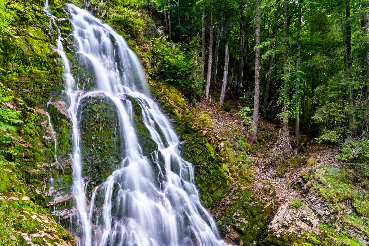 Giessbach Falls - On the shores of Lake Brienz