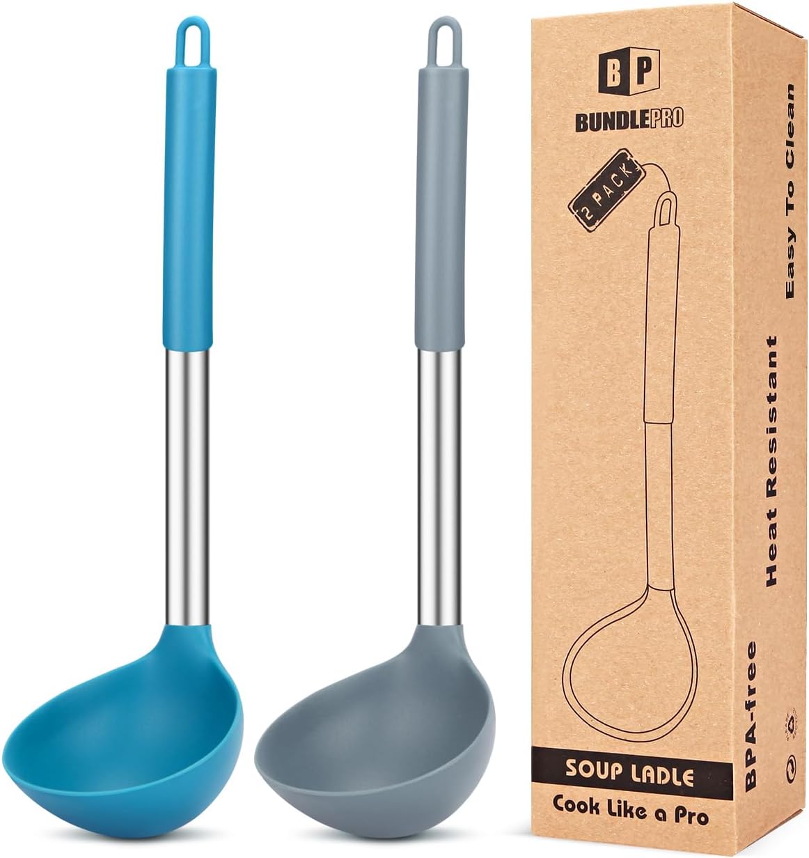 Heat‑resistant silicone ladle from Amazon