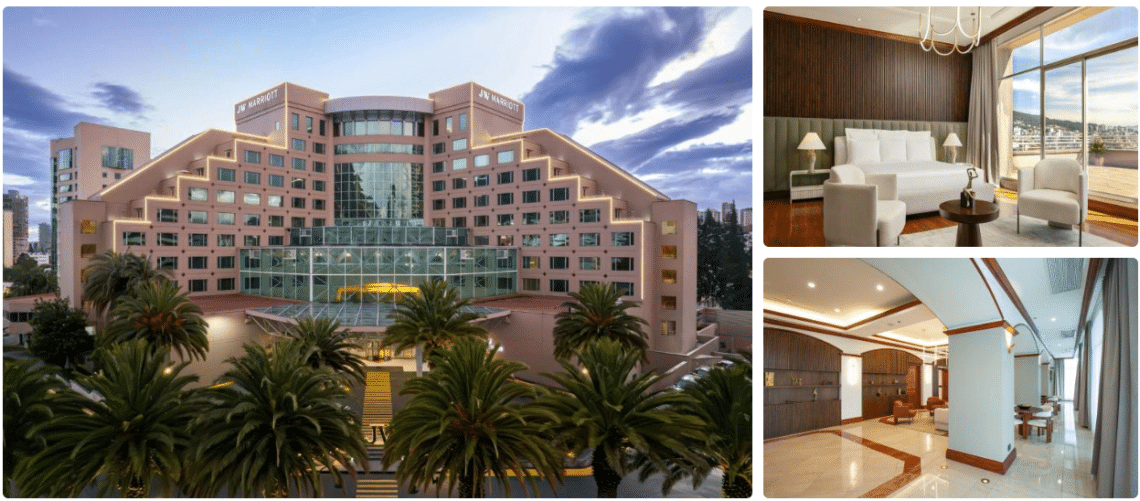 JW Marriott Quito, best luxury hotel in the heart of Quito city with easy access to everything