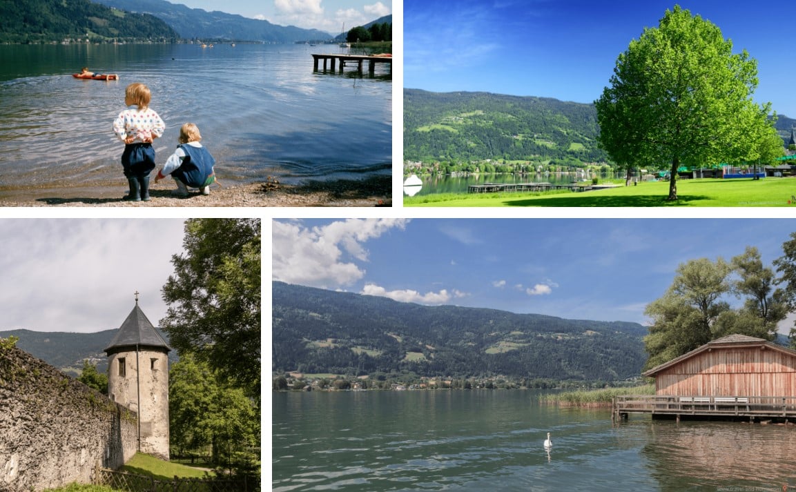 Lake Ossiach in Austria, getaway
