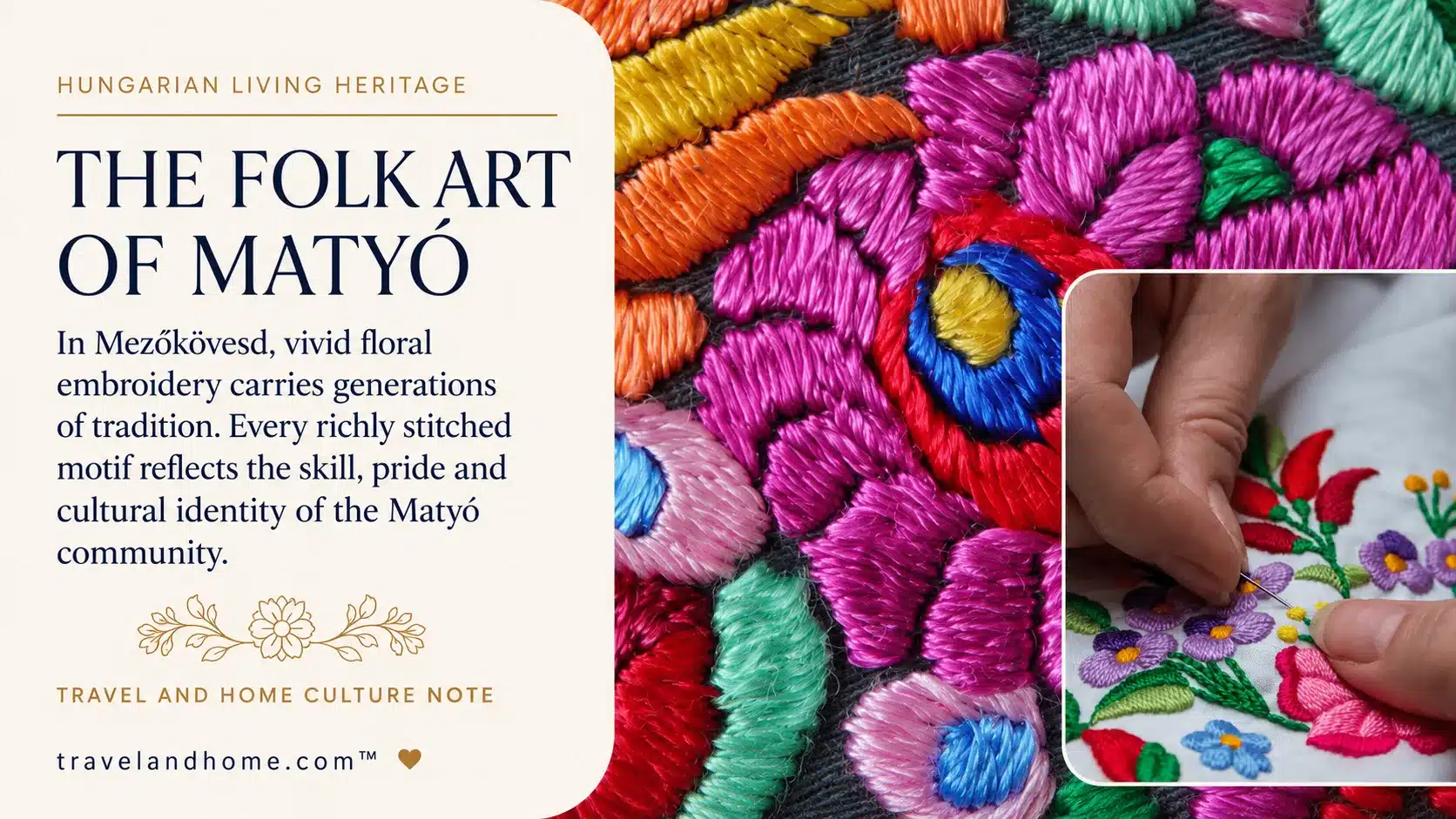 Matyó embroidery heritage in Hungary, Hungarian culture