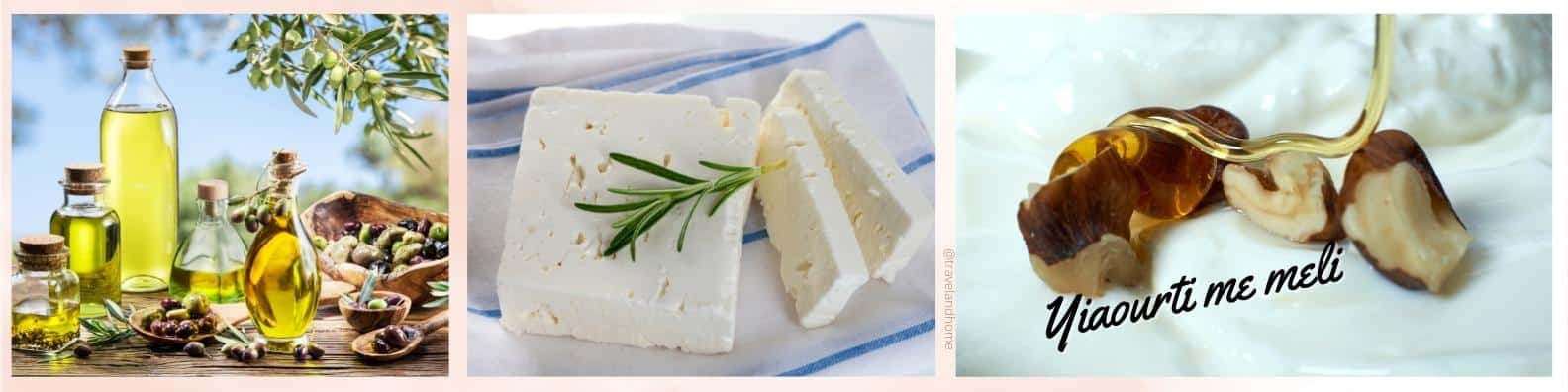 Popular Greek Cuisine traditional Greek dishes feta cheese extra virgin olive oil