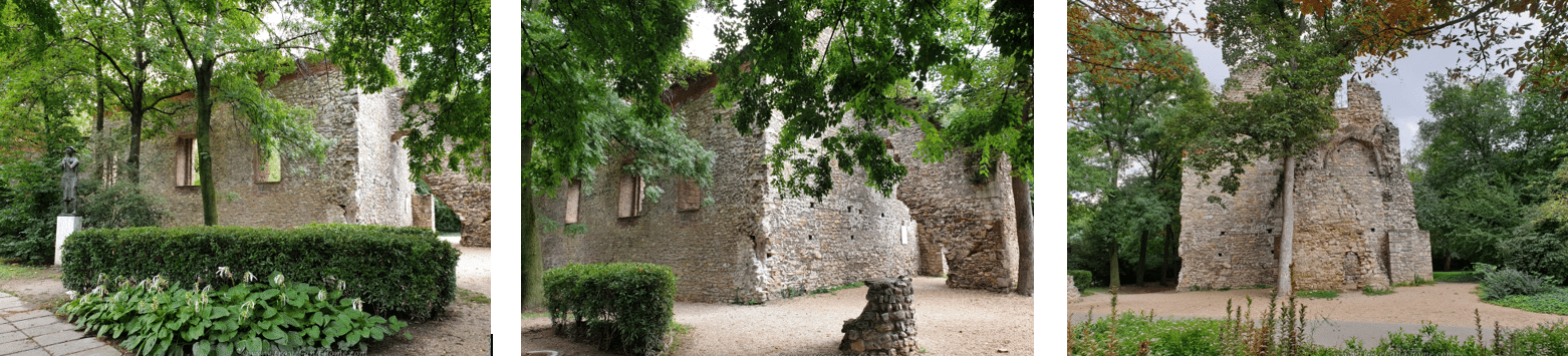 Ruins on Margaret Island in Budapest sightseeing