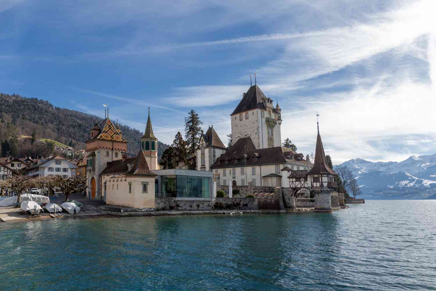 Schloss Oberhofen - castle in Interlaken Switzerland
