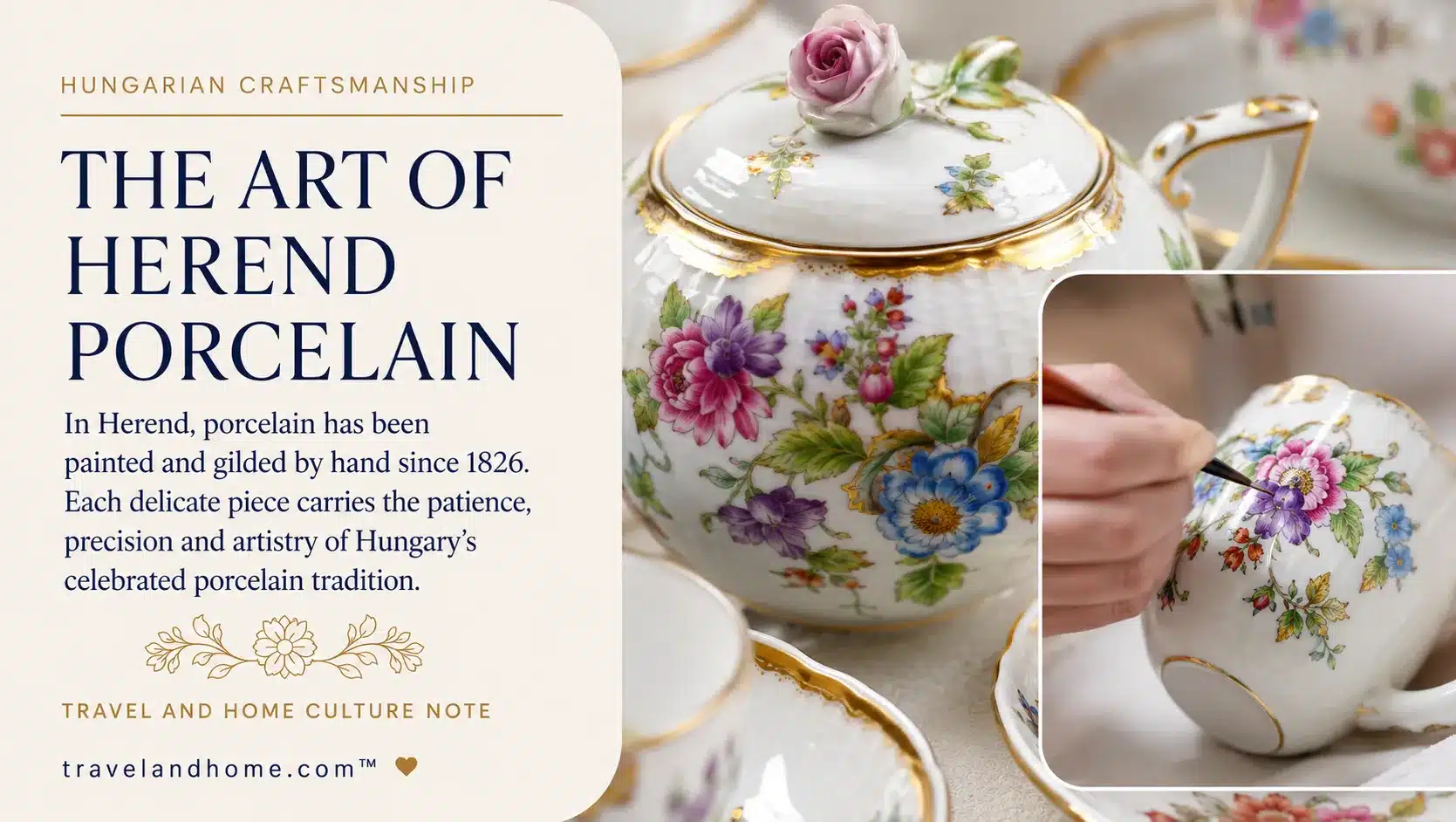 The art of Herend porcelain, Hungarian culture, Only in Hungary, Made in Hungary