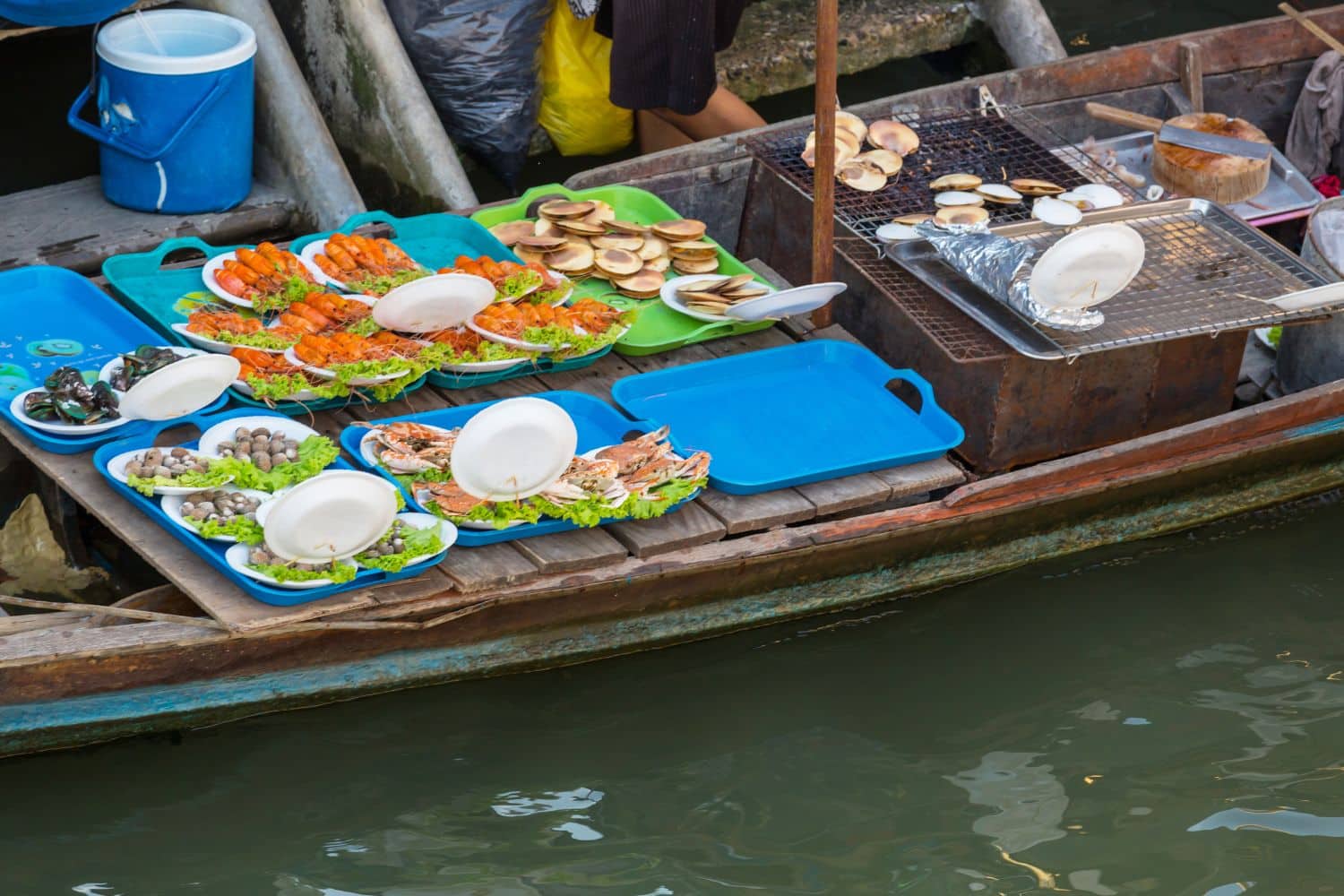 What is the floating markets of Bangkok like