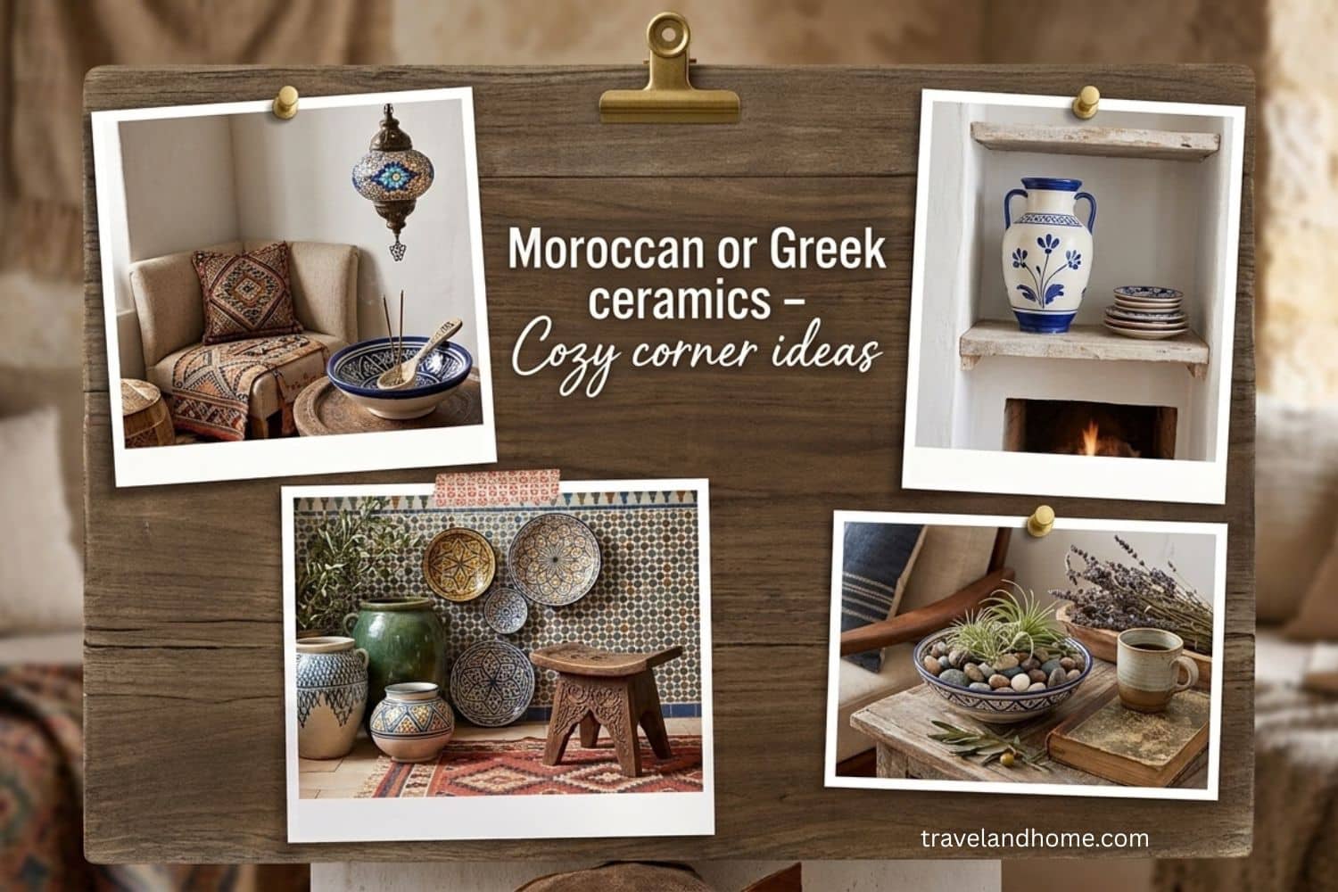 What to do with your Moroccan and Greece souvenirs
