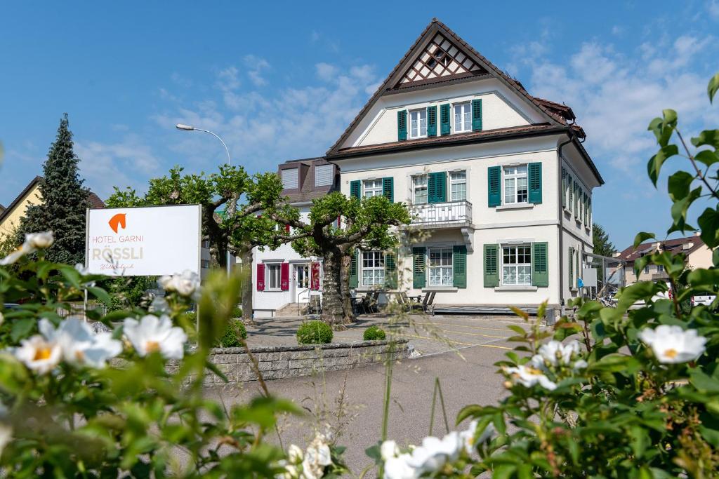traditional looking hotel in St Gallen Switzerland - Hotel Garni Rossli