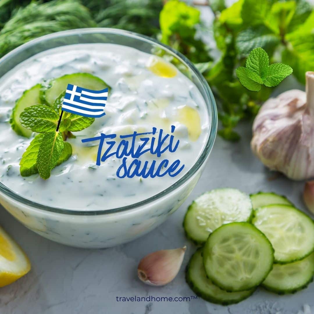 tzatziki recipe, tzatziki ingredients, tzatziki with mint, tzatziki what to eat with