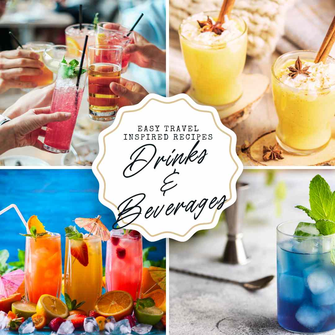 Drinks Beverage and Cocktail Recipes from Around the World travelandhome
