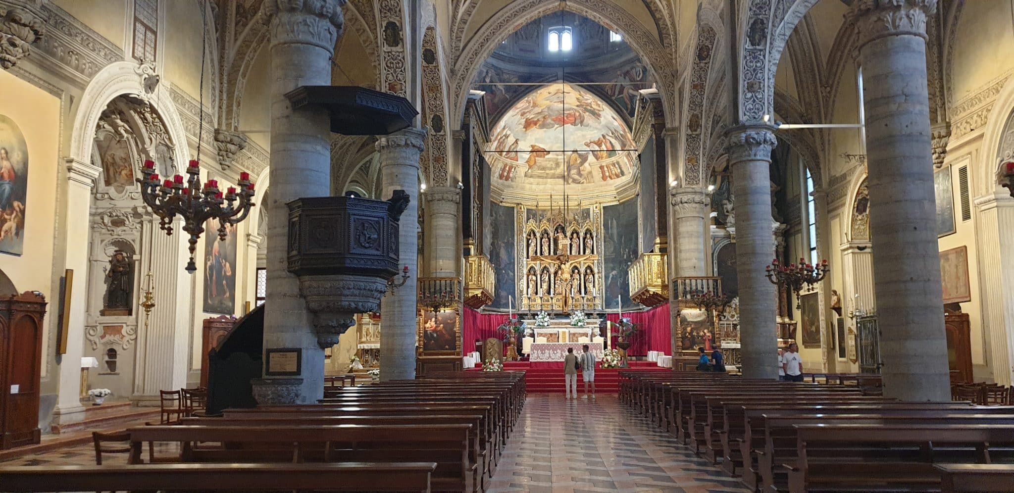 Church in Salo on Lake Garda Italy