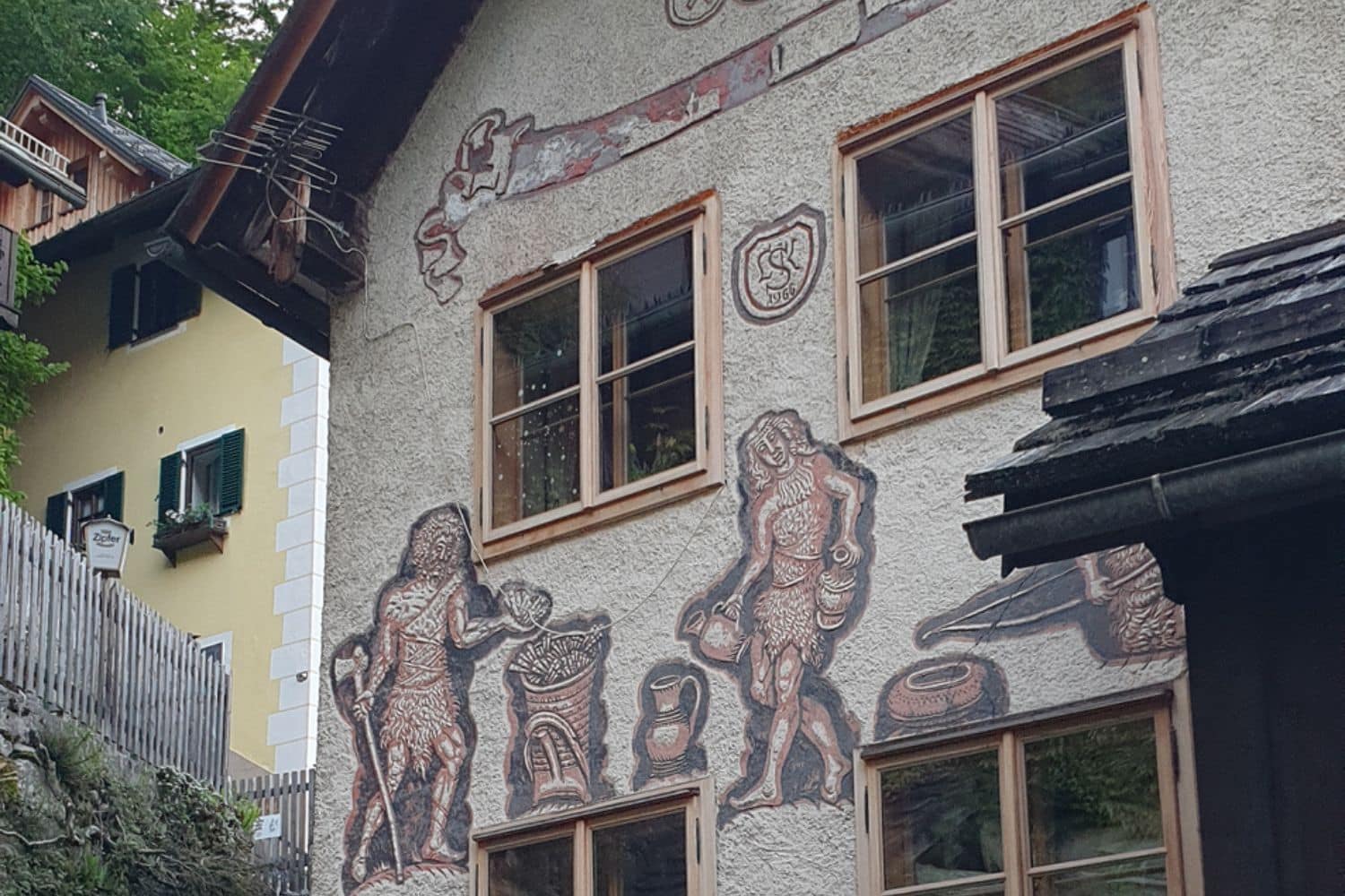 Bone Sceleton House in Hallstatt Austria