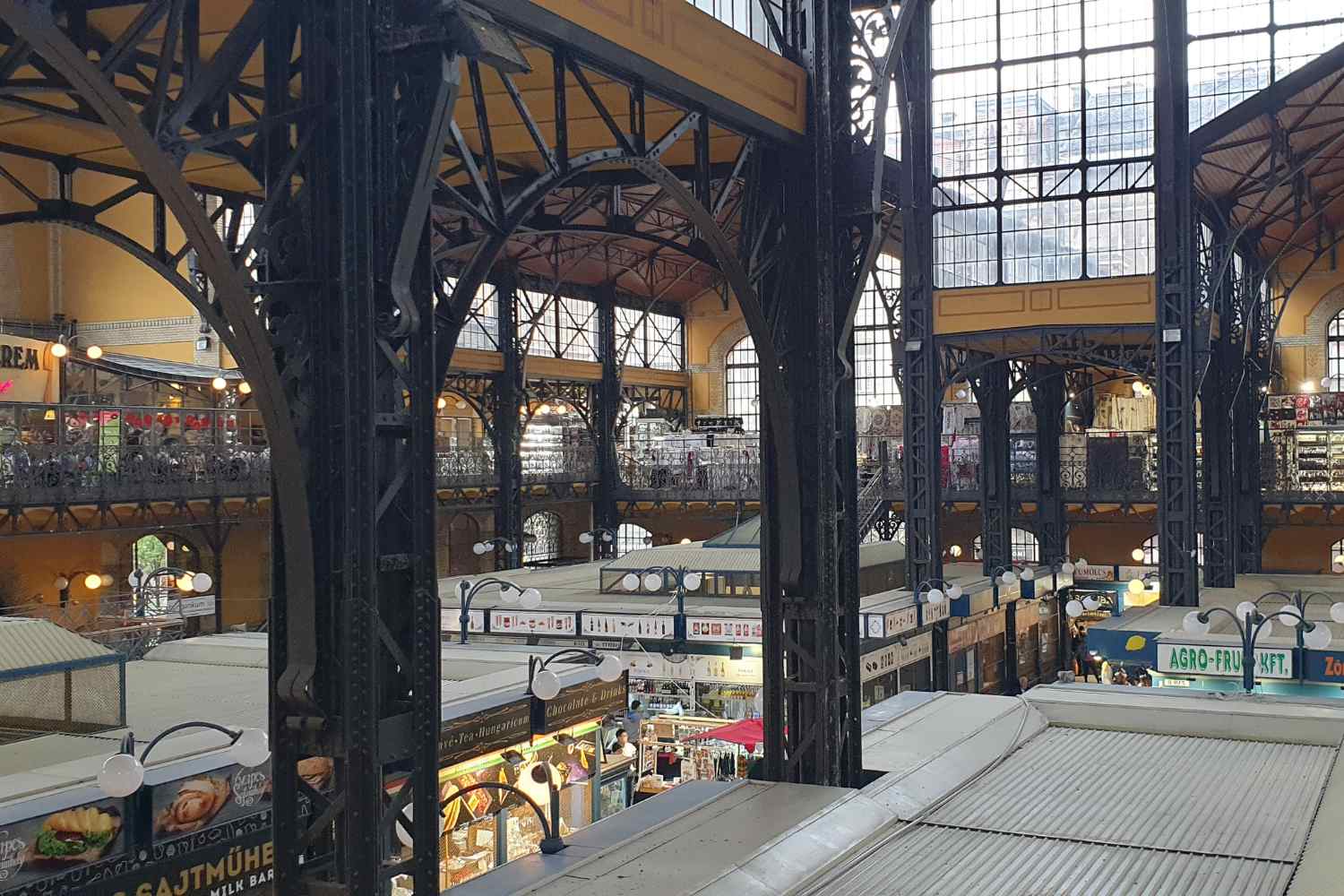 Budapest market in Hungary for fresh fruit and vetegables restaurants and souvenirsElementor #132970