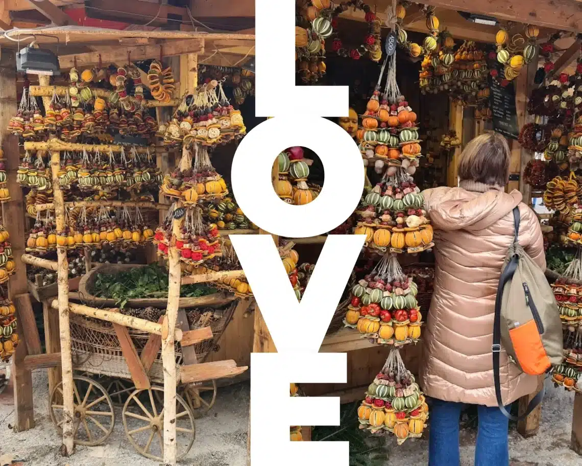 Christmas Decorations Hungararian, dried fruit garlands