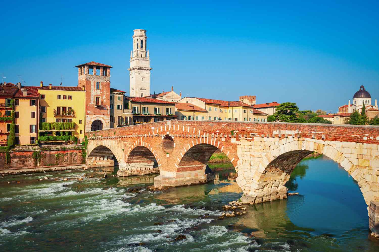 Ponte Pietra - the oldest bridge in Verona