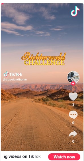 Richtersveld Challenge on Tik Tok, Namaqualand, Northern Cape Province, South Africa