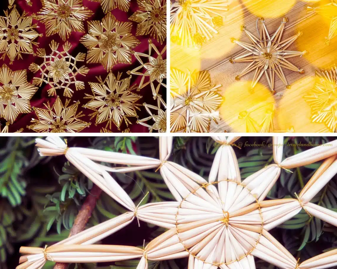 Straw Stars, Hungarian Christmas Decorations