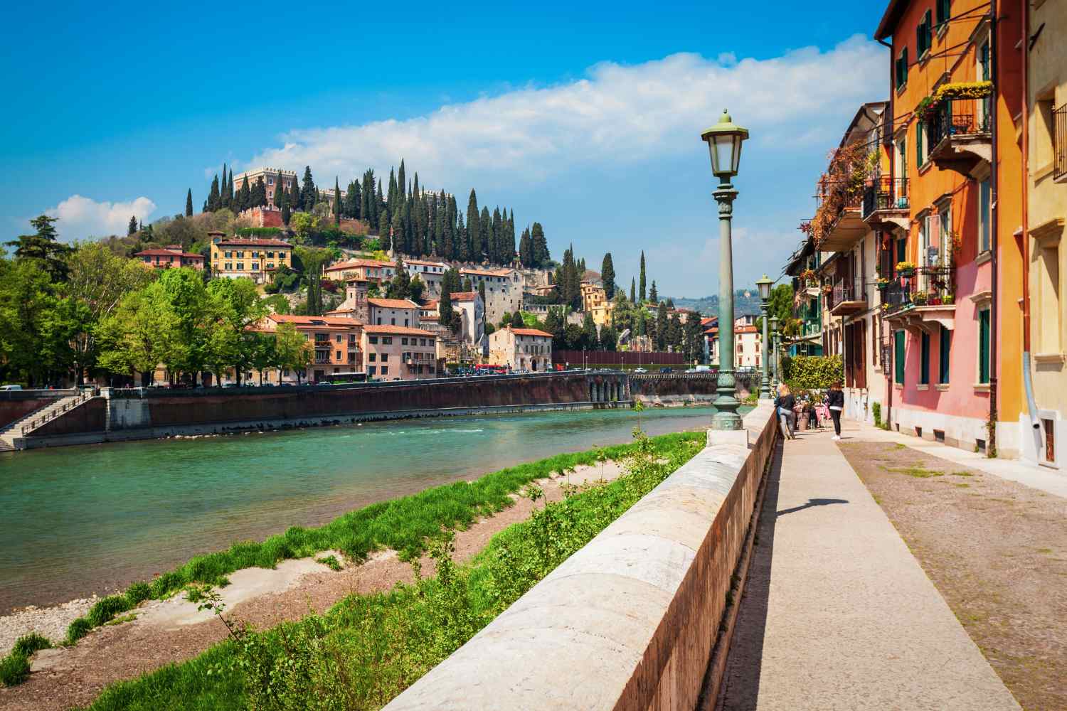 Views of Castel San Pietro in Italy